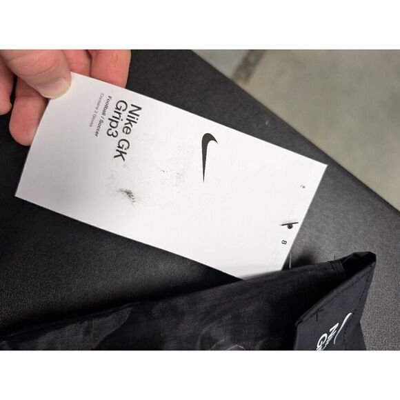 Nike GK Grip 3 Goalkeeper Soccer Gloves FB2998-010 Size 8 New! - Picture 4 of 7